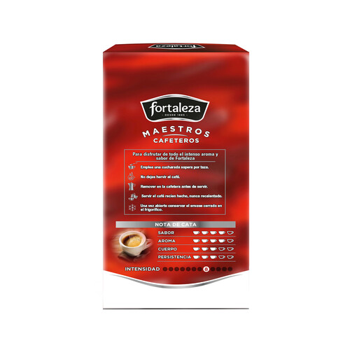 FORTALEZA Café molido natural, calidad superior 250 g.