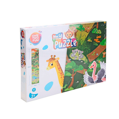 Puzzle infantil de piezas gigantes ONE TWO FUN ALCAMPO