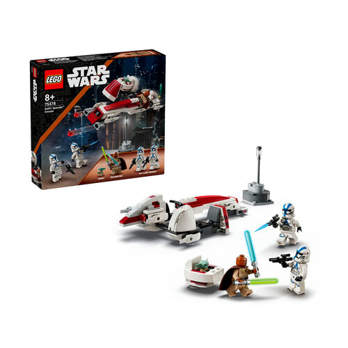 LEGO Star Wars huida en speeder barc, 221 piezas.