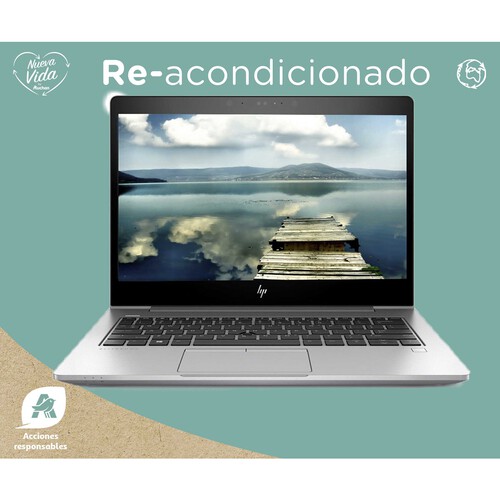 Portátil HP EliteBook 830 G6 (REACONDICIONADO), Intel i5-8265U, 8GB Ram, 256GB SSD, pantalla 13,3.