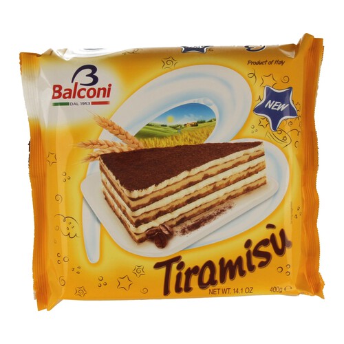 BALCONI Tarta de tiramisú BALCONI 400 g.