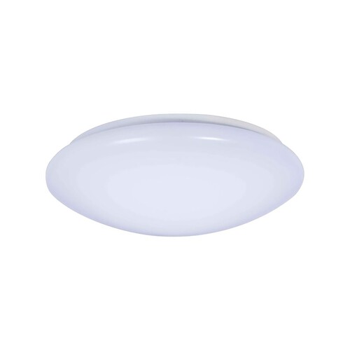 Plafón led techo MUVIT IoT WIFI + CCT 1400Lm,18W y 15000h, compatible con asistente de voz, color blanco. 