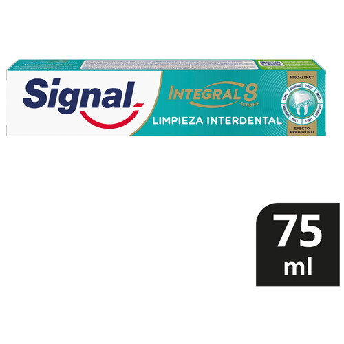 SIGNAL Integral 8 Pasta de dientes para un cuidado bucal integral y una limpieza intensa 75 ml.
