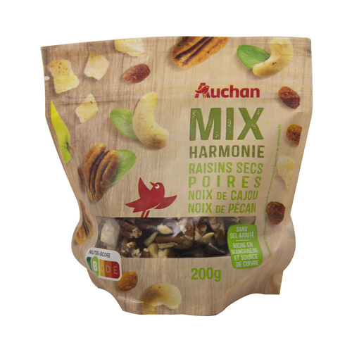 PRODUCTO ALCAMPO Mezcla de frutas y frutos secos (Mix Harmonie) PRODUCTO ALCAMPO 200 g.