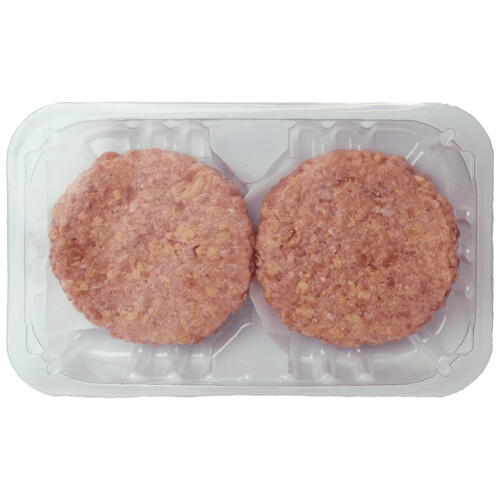 Bandeja con burger meat de pollo de origen español GALLEGO 2 x 115 g.