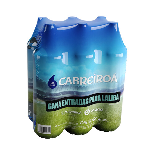 CABREIROA Agua mineral pack 6 uds. x 2 l.