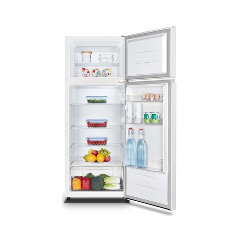 Frigorífico 2 puertas 143cm HISENSE RT267D4AWE, Cíclico, clasificación energética: F, H: 143,4cm, A: 55cm, F: 54,2cm, capacidad total: 206L.