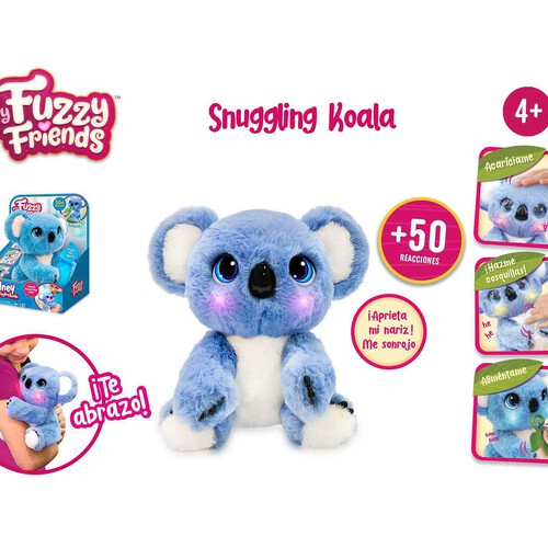 Mascota interactiva Snuggling Koala con mas 50 sonidos, MY FUZZY FRIENDS.