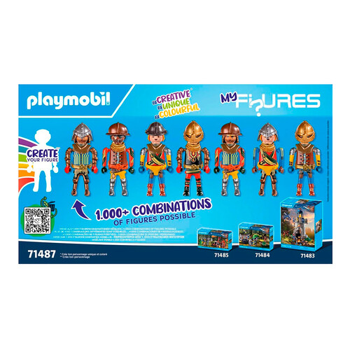 PLAYMOBIL Set de 3 Caballeros de Novelmore