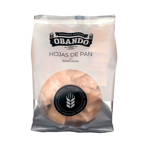 OBANDO Hojas crujientes de pan 150 g.