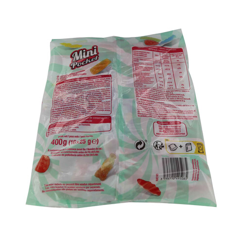 PRODUCTO ALCAMPO Surtido de gominolas en bolsitas individuales 16 x 25 g.