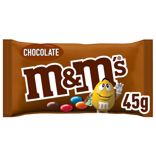 M&M'S Grageados de chocolate recubiertos de chocolate y azúcar de colores 45 g.