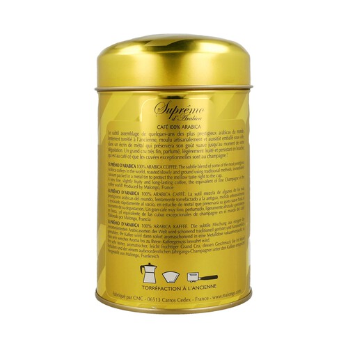 MALONGO Café supremo de arábica 250 g.