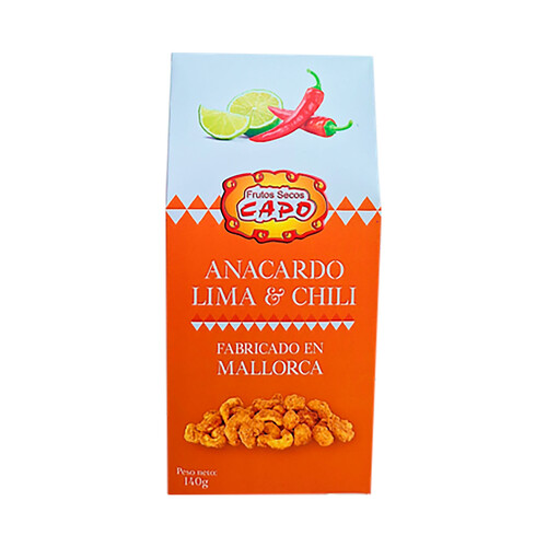 CAPO Anacardo chili lima 140 g.