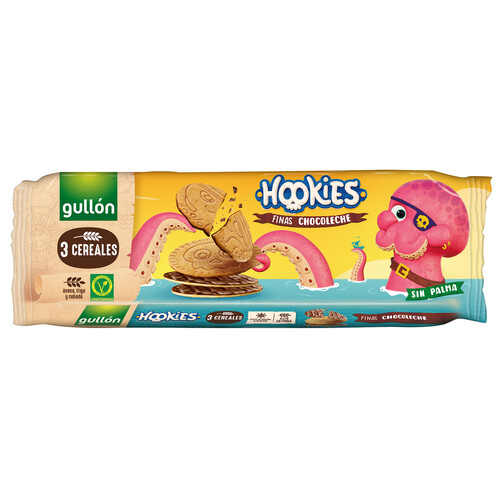 GULLÓN Hookies Gallechas de chocolate finas 160 g.