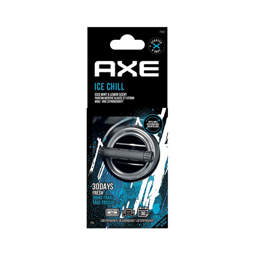 Ambientador de auto recargable AXE Ice Chill.