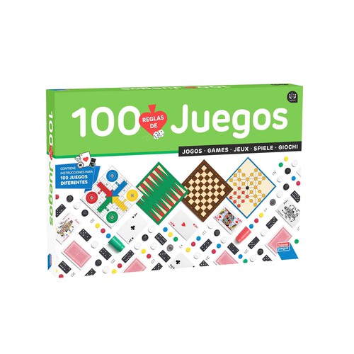 Juego de mesa 100 juegos reunidos, FALOMIR JUEGOS.