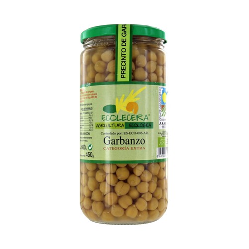 ECOLECERA Garbanzos ecológicos en conserva ECOLECERA 425 g.