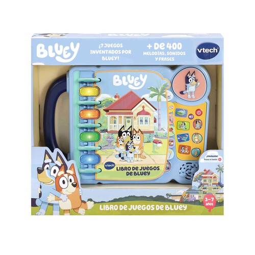 Libro de juegos educativo de Bluey VTECH