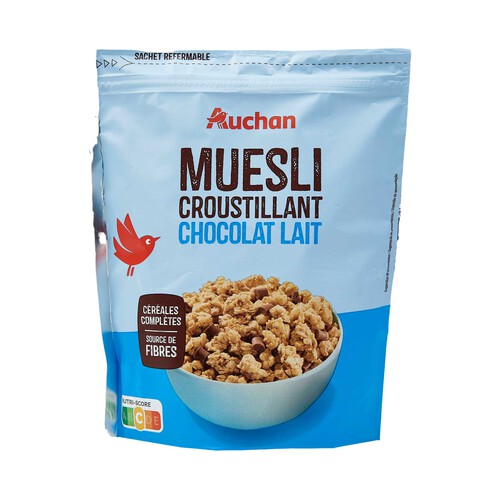 PRODUCTO ALCAMPO Cereles muesli crujiente con chocolate con leche 450 g.