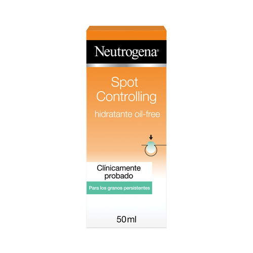 NEUTRÓGENA Crema hidratante sin aceites, para granos persistentes NEUTROGENA Spot controlling 50 ml.