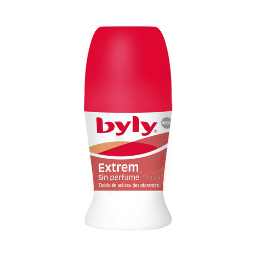 BYLY Desodorante roll-on para mujer sin perfume BYLY Extrem 50 ml.