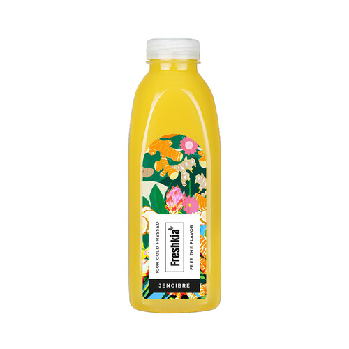 FRESHKIA Zumo refrigerado de jengibre FRESHKIA 750 ml.