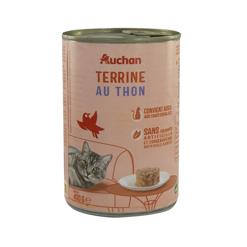 PRODUCTO ALCAMPO Alimento para gato de paté de atún PRODUCTO ALCAMPO 400 g.