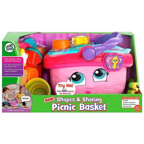 Cesta de picnic interactiva formas y sabores VTECH