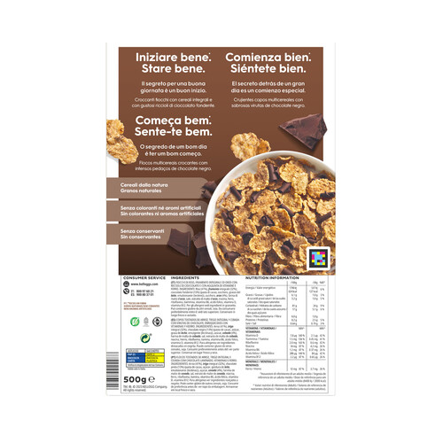 KELLOGG'S SPECIAL K Cereales con chocolate negro KELLOGG´S SPECIAL K 500 gr.