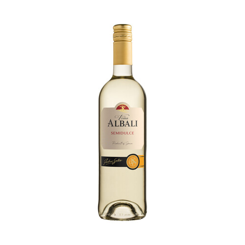 VIÑA ALBALI  Vino blanco semidulce con D.O. Valdepeñas botella 75 cl.