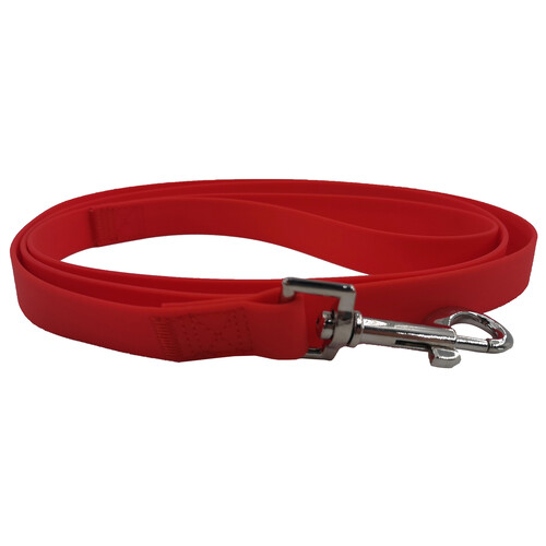 PRODUCTO ALCAMPO Correa de 2 cm. roja para perro 1.5 m.