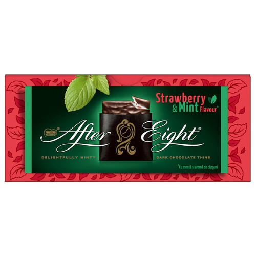 AFTER EIGHT de Nestlé Chocolatinas sabor fresa y menta 200 g.