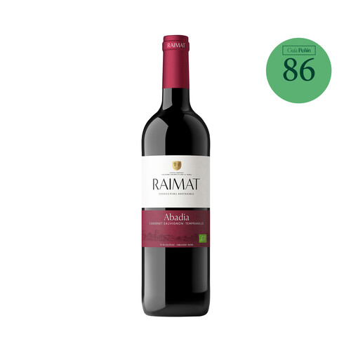 RAIMAT Abadia Vino tinto con D.O. Costers del Segre botella 75 cl.