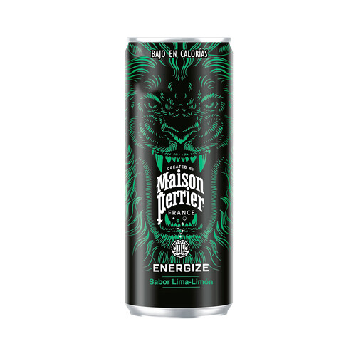 MAISON PERRIER Bebida energética con sabor a lima limón, 25 cl. 