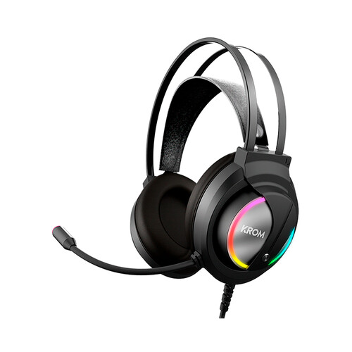 Auriculares gaming KROM Kappa RGB Stereo.