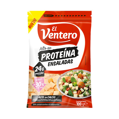 EL VENTERO Dados de queso para ensalada 100 g.