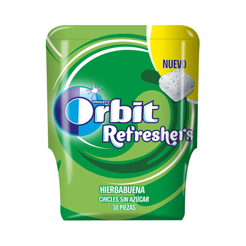 ORBIT Chicle refrescante sabor hierbabuena ORBIT REFRESHERS 87 g.