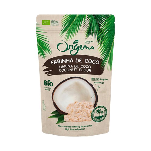 ORIGENS Bio Harina de coco ecológica 250 g.