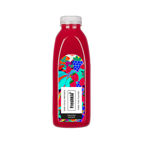 FRESHKIA Zumo con sabor a frutos rojos FRESHKIA 750 ml.