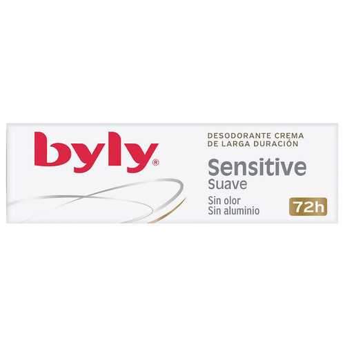 BYLY Desodorante en crema para mujer sin solor y sin aluminio BYLY Sensitive 25 ml.